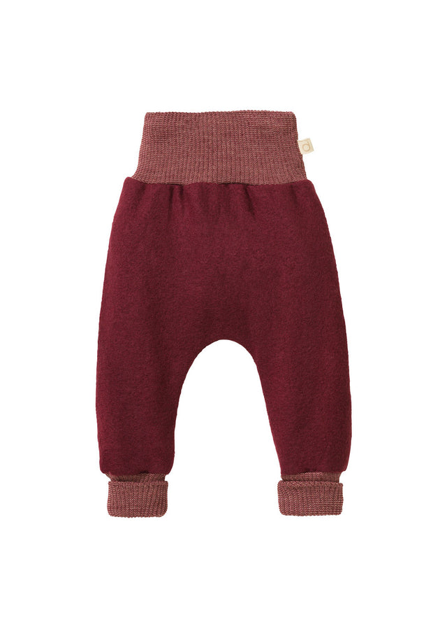 Bloomers trousers for children in pure organic boiled wool