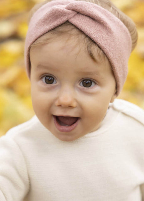 Fascia per capelli da donna e bambina in pura lana cotta bio