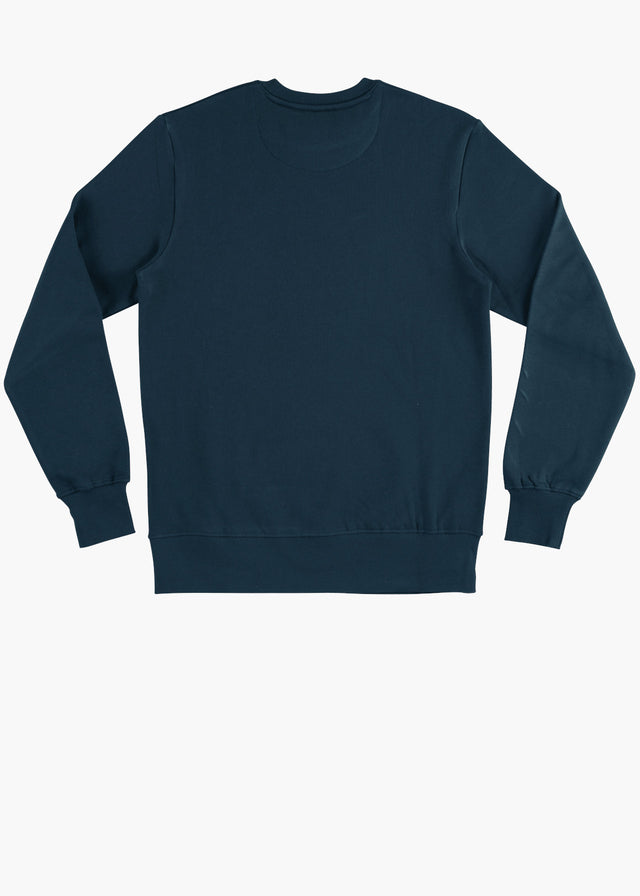 DENIM unisex crewneck sweatshirt in pure organic cotton