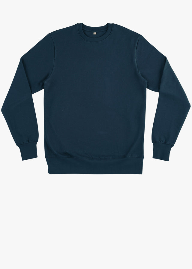 DENIM unisex crewneck sweatshirt in pure organic cotton