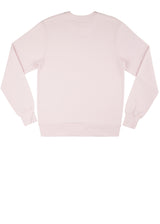 Felpa unisex girocollo LIGHT PINK in puro cotone biologico