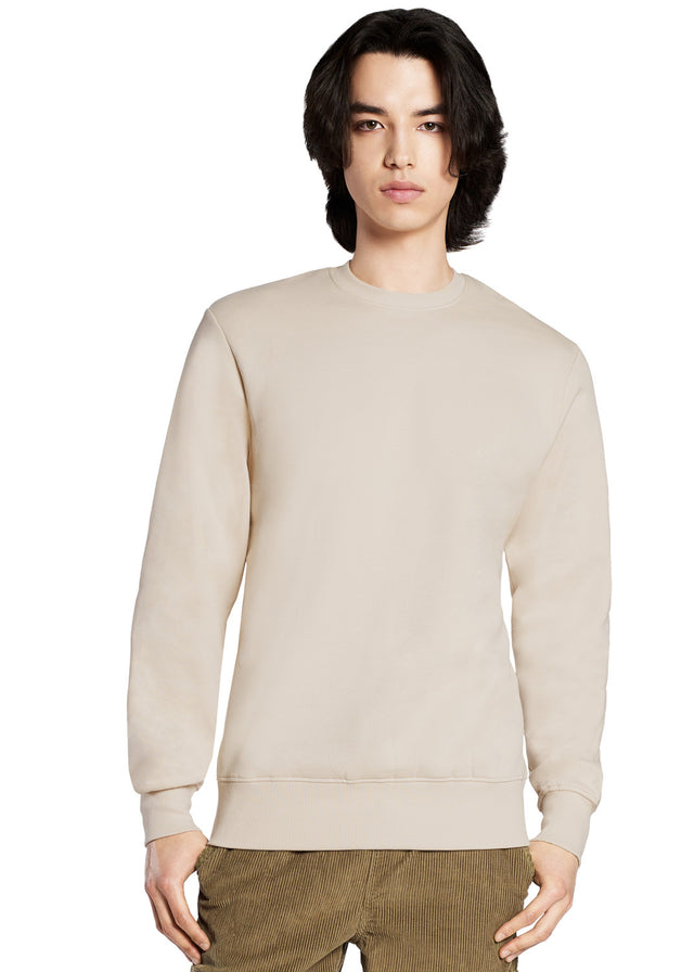 SAND unisex crewneck sweatshirt in pure organic cotton