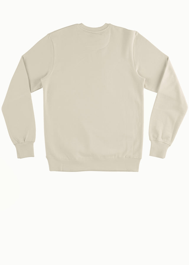 SAND unisex crewneck sweatshirt in pure organic cotton