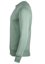 Felpa unisex girocollo SLATE GREEN in puro cotone biologico