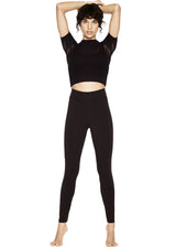 Basic leggings for women in organic cotton