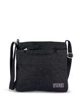 Vegan square handbag in hemp