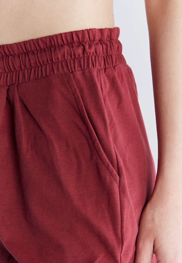 Pantaloncini comodi da donna in cotone biologico