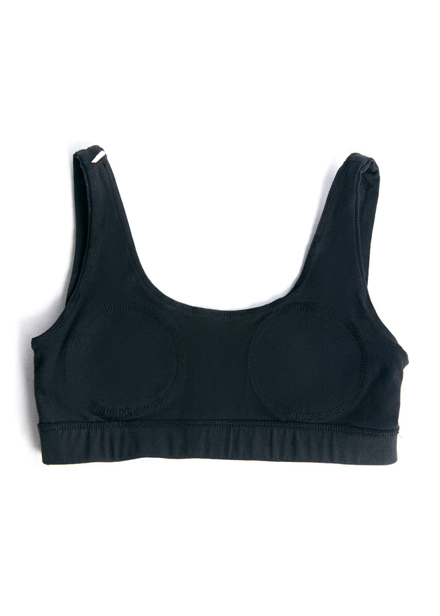 Organic cotton padded bra top