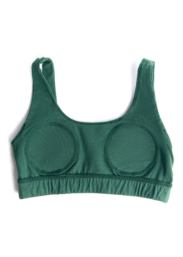 Organic cotton padded bra top