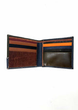 Enzo men's wallet in Fairtrade recycled leather