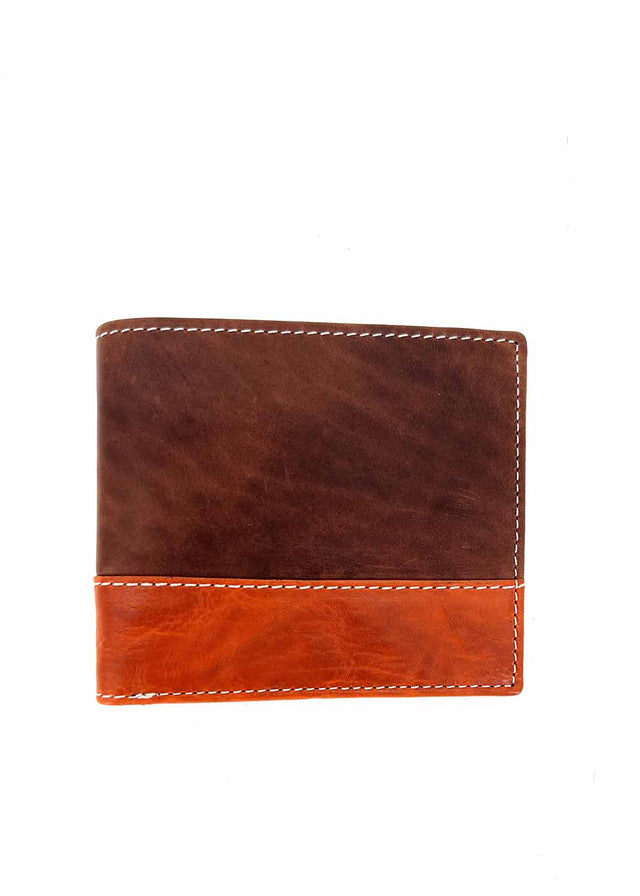 Enzo men's wallet in Fairtrade recycled leather