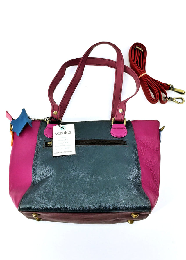 Ruby Bauletto bag in Fairtrade recycled leather