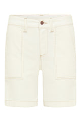 Jeans corti Off White da donna in Bio-Denim