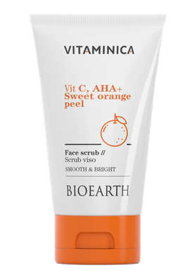 Facial scrub - Vit. C, AHA + Sweet orange peel