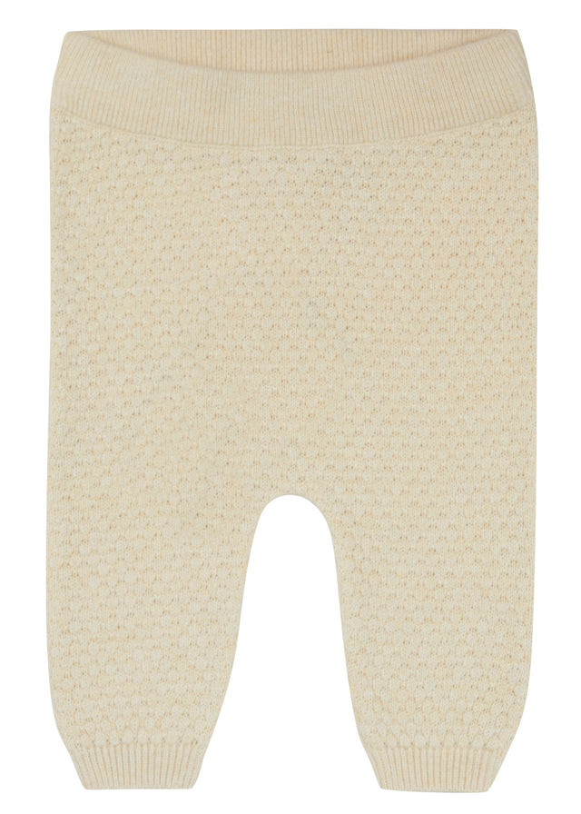 Popcorn trousers for children in organic cotton and linen