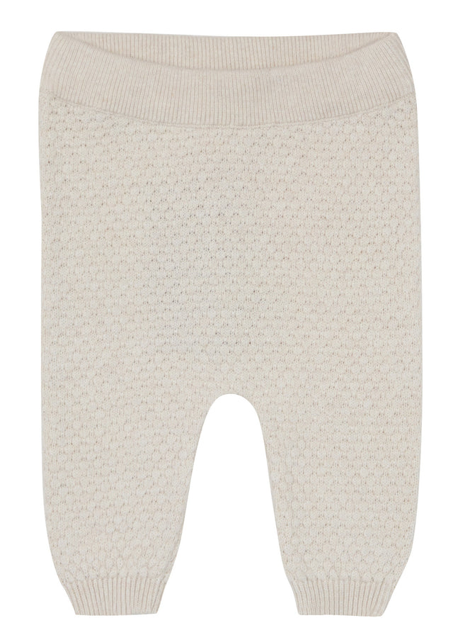 Popcorn trousers for children in organic cotton and linen