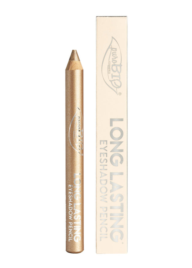 Long lasting organic eyeshadow pencil VEGAN PuroBIO - 06L champagne