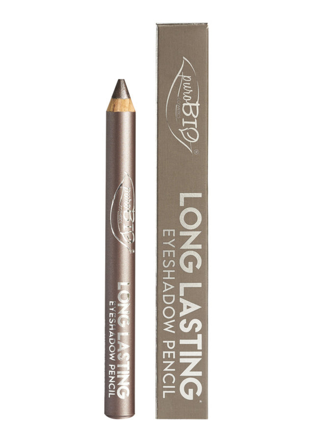 Long lasting organic eyeshadow pencil VEGAN PuroBIO - 07L dove grey