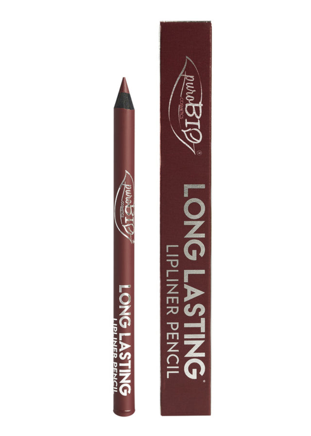 PuroBIO long-lasting organic lip pencil - 011L dark mauve