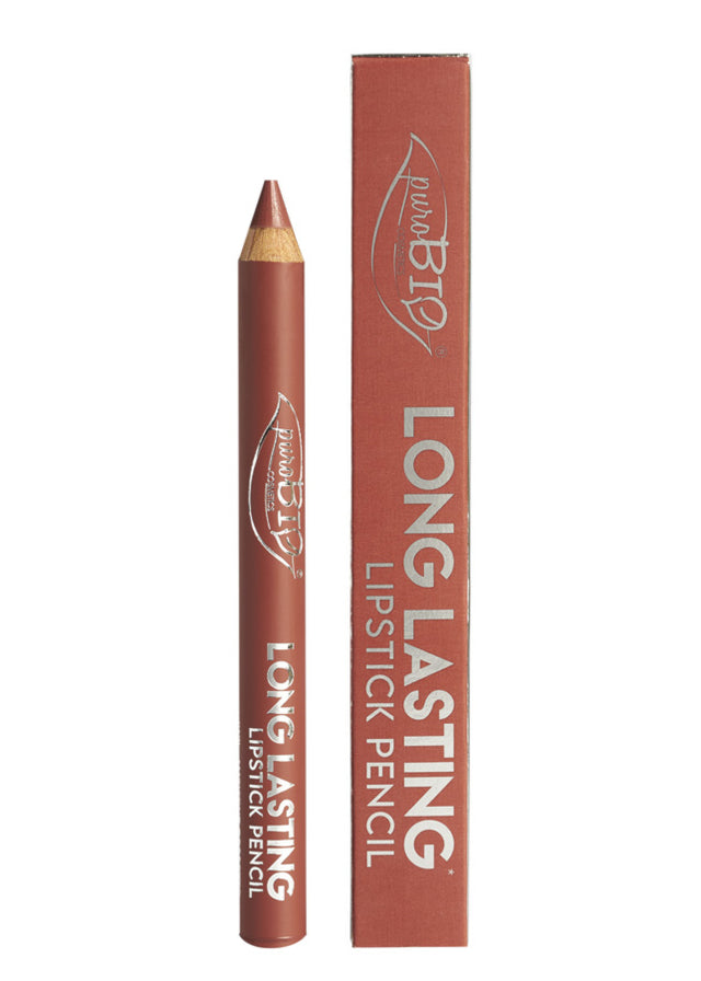 PuroBIO long-lasting organic lipstick pencil - 017L peachy nude