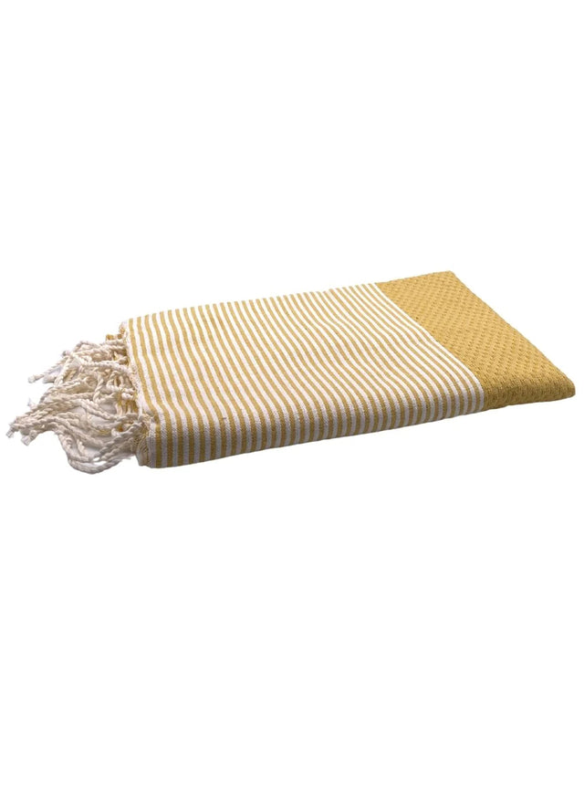 Honeycomb Fouta Towel 100x200 cm in recycled cotton