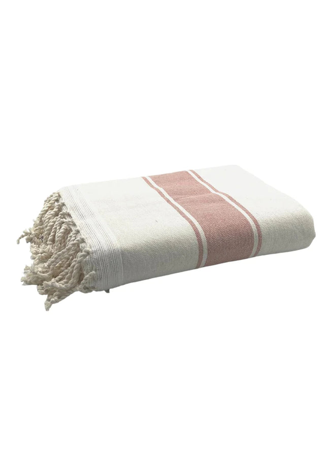 Fouta Cyclades towel 100x200 cm in recycled cotton terry