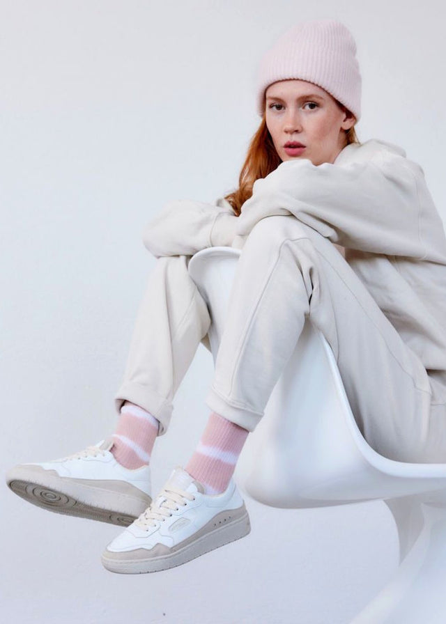 Scarpe Sneaker Level Offwhite da donna in pelle di MELA Vegan