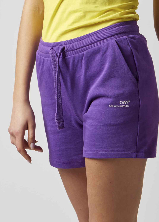 OWN women's sweat shorts in organic organic cotton