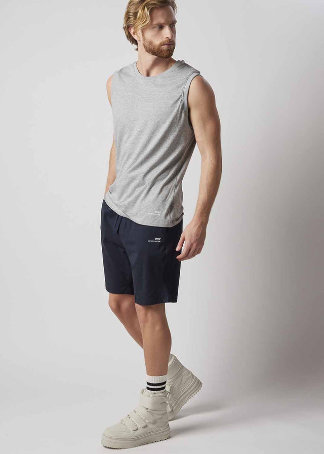 OWN BLUE jersey shorts for men in organic organic cotton