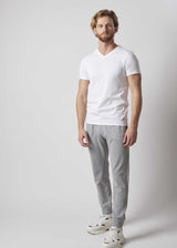 Pantaloni Jogger OWN Grigi da uomo in cotone biologico