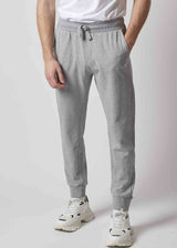 Pantaloni Jogger OWN Grigi da uomo in cotone biologico