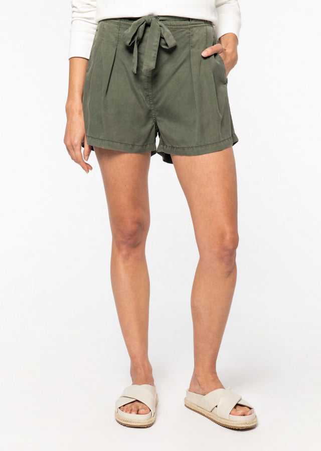 Diana Women's TENCEL™ Lyocell Shorts - Khaki