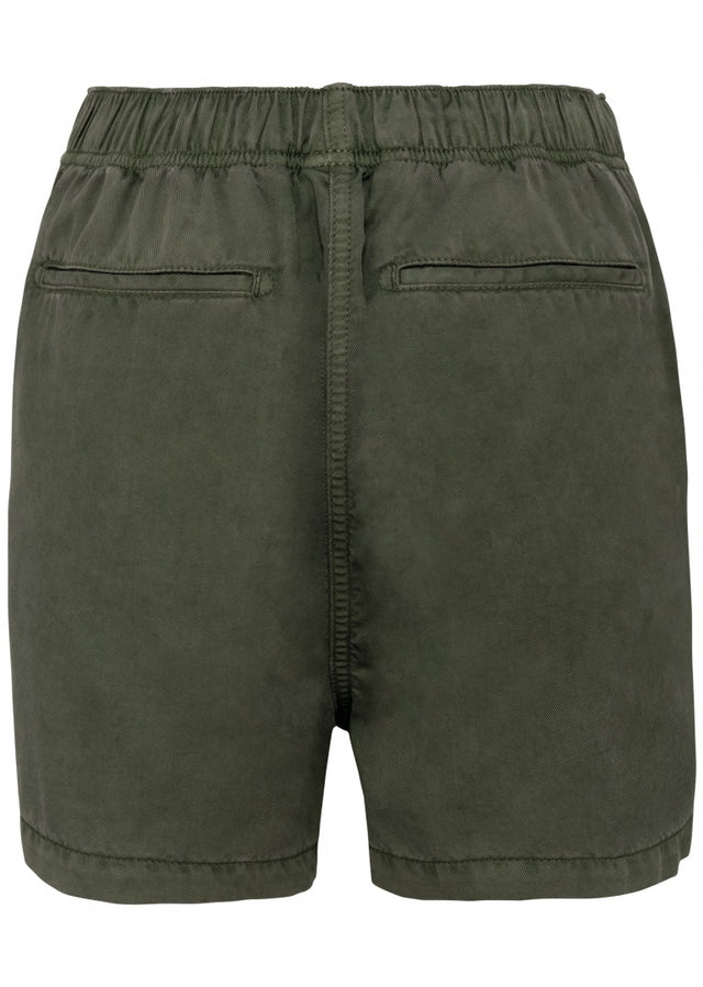 Pantaloncini Diana da donna in Lyocell TENCEL™ - Khaki