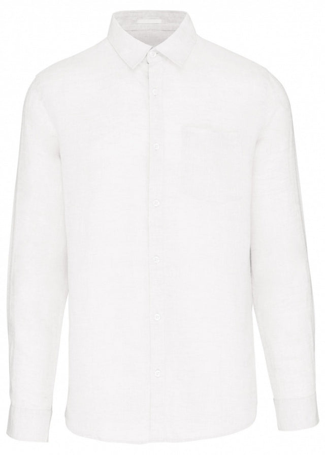 Enrique men's linen shirt - White