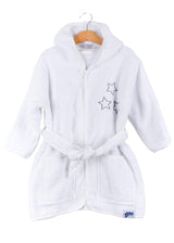 Baby Little Stars bathrobe in organic cotton