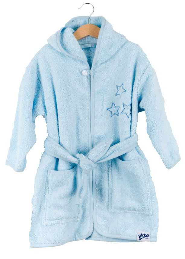 Baby Little Stars bathrobe in organic cotton