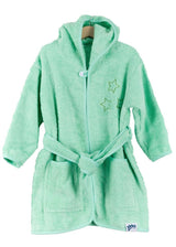 Baby Little Stars bathrobe in organic cotton