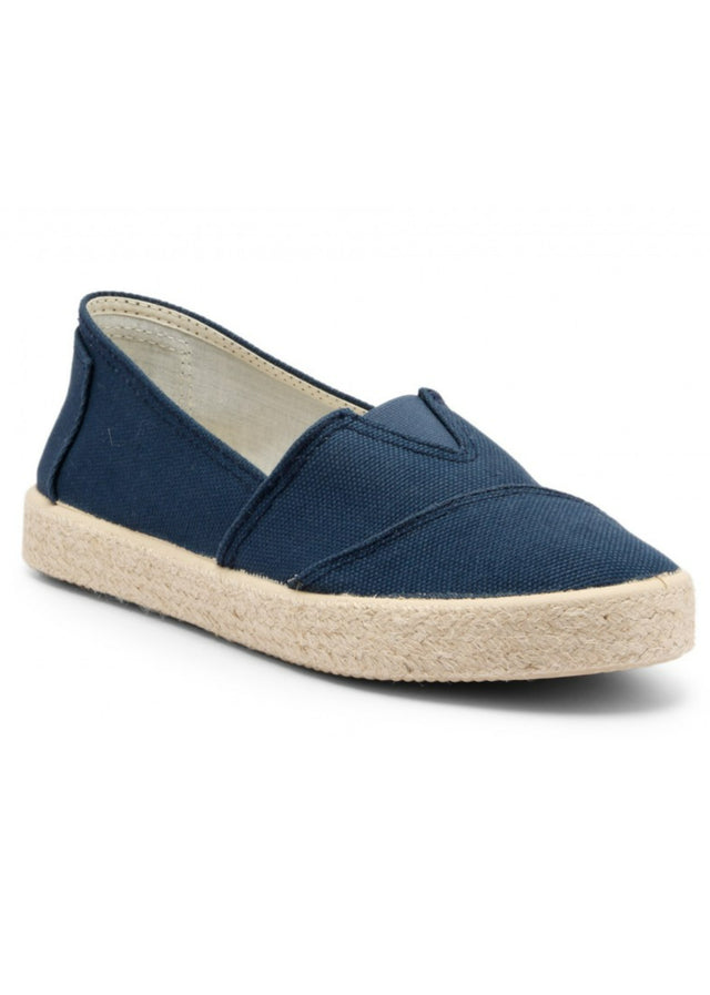 Espadrilles TIM Blu unisex in cotone biologico e yuta