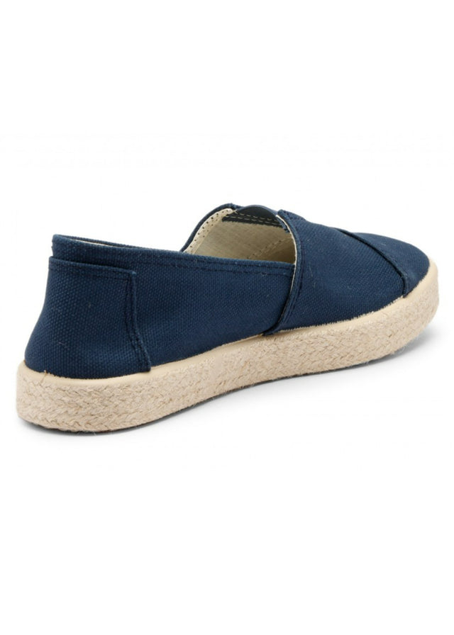 Espadrilles TIM Blu unisex in cotone biologico e yuta