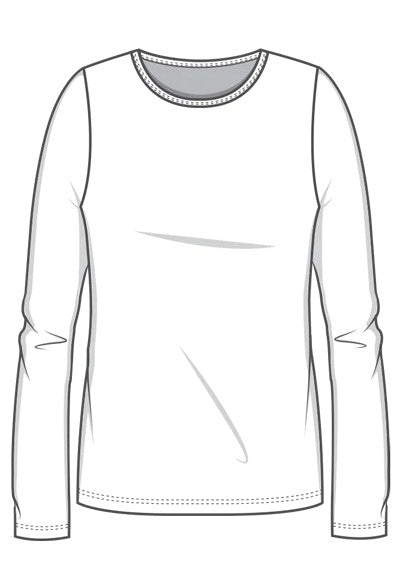 Women's crew neck sweater in Bamboo