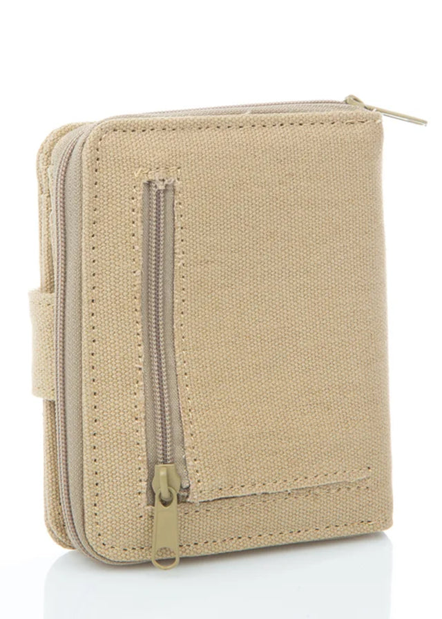 Hemp zip wallet