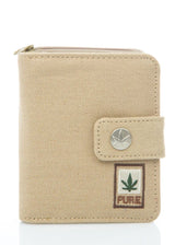 Hemp zip wallet