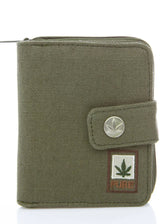 Hemp zip wallet