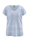 T-shirt a maglia da donna in pura canapa