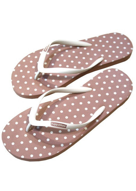 Liloan flip-flops for women in Fairrubber natural rubber