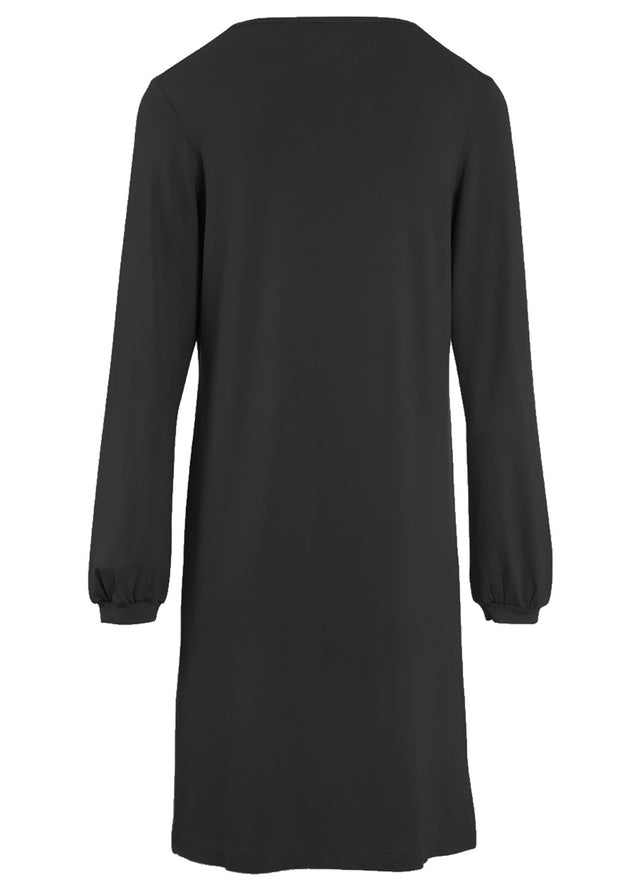 Jaso Black dress for women in Bamboo