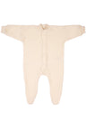 Organic wool terry baby onesie