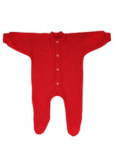 Organic wool terry baby onesie