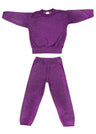 Organic wool terry pajamas for children