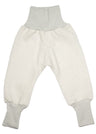 Pantaloni bambini pile di lana cotone bio